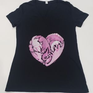 Dinosaur Heart T-shirt